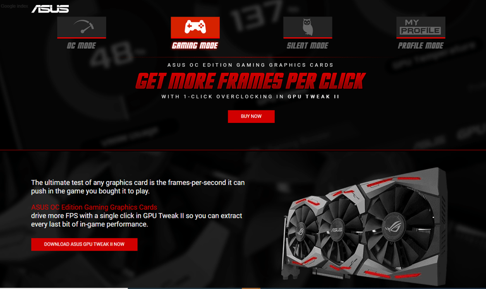 ASUS GPU Tweak - best GPU overclocking software for Windows