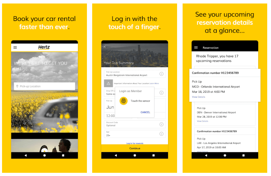 Hertz - Best Car Rental App