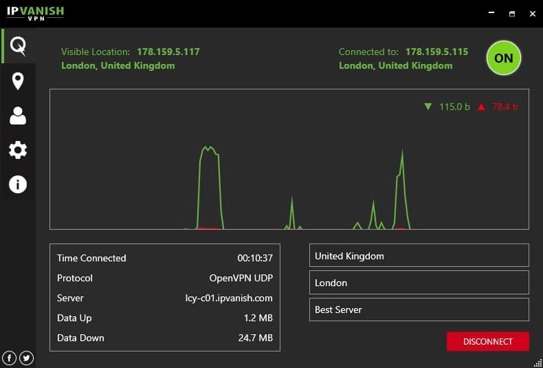 IPVanish - Best Free VPN for Netflix