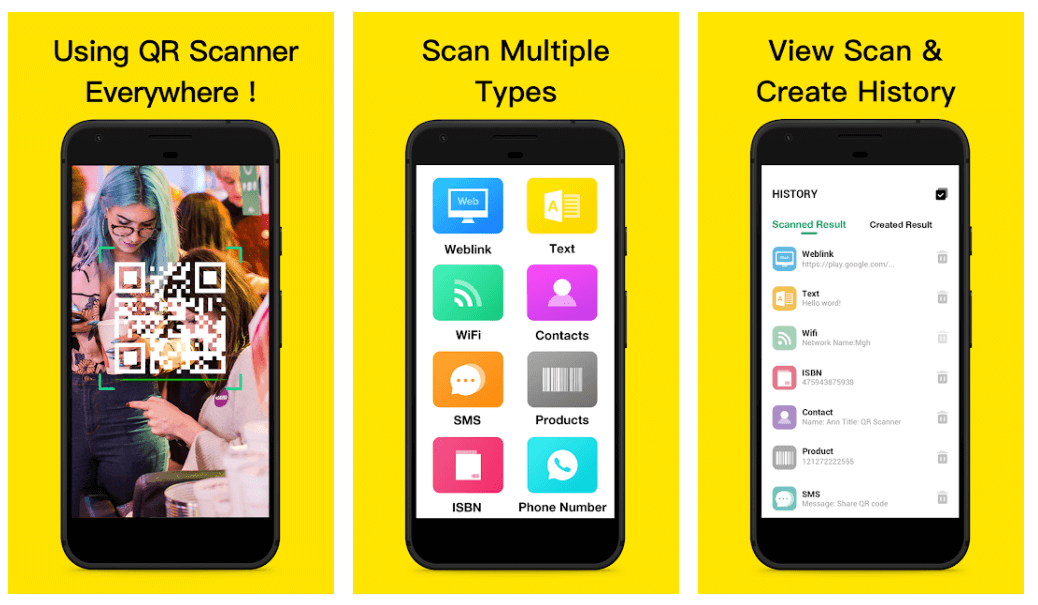 QR Scanner and Barcode Reader